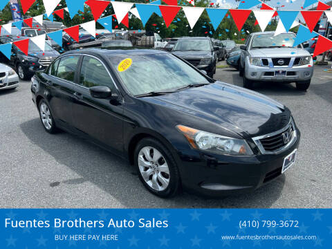 2010 Honda Accord for sale at Fuentes Brothers Auto Sales in Jessup MD