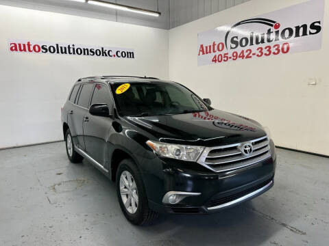 2013 Toyota Highlander for sale at Auto Solutions in Warr Acres OK