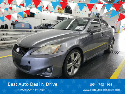 2012 Lexus IS 250 for sale at Best Auto Deal N Drive in Hollywood FL