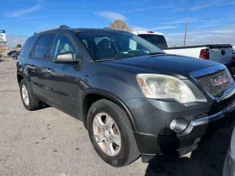 2012 GMC Acadia for sale at BELOW BOOK AUTO SALES in Idaho Falls ID