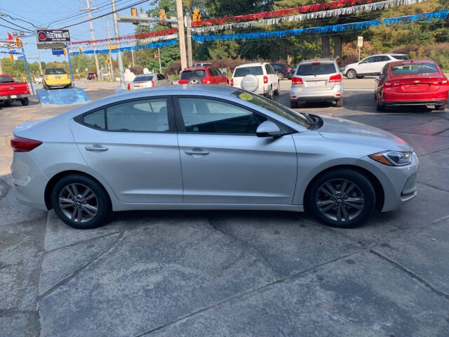 2018 Hyundai ELANTRA for sale at Chuckie Bizzarro's Fleetwing Auto in Erie, PA