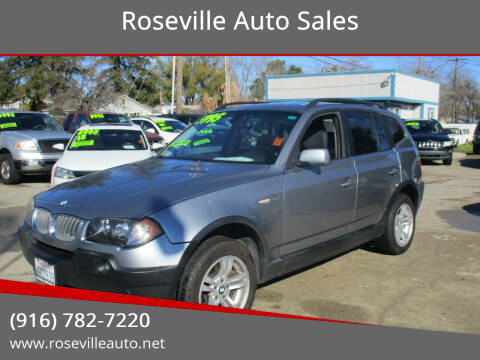 2005 BMW X3 for sale at Roseville Auto Sales in Roseville CA