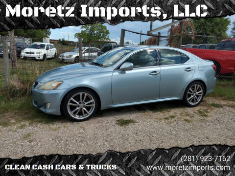 2008 Lexus IS 250 for sale at Moretz Imports, LLC in Spring TX