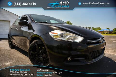 2013 Dodge Dart for sale at 4:19 Auto Sales LTD in Reynoldsburg OH