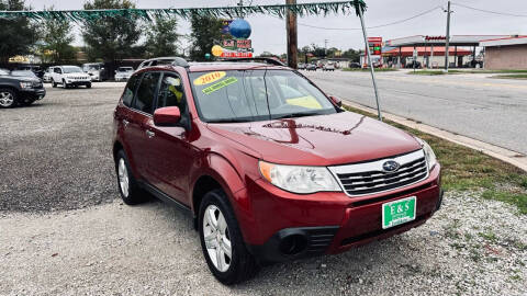 2010 Subaru Forester for sale at E & S Auto Sales Inc in Crest Hill IL