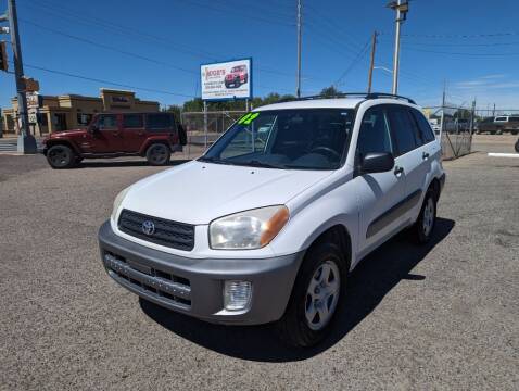 2002 Toyota RAV4 for sale at AUGE'S SALES AND SERVICE in Belen NM