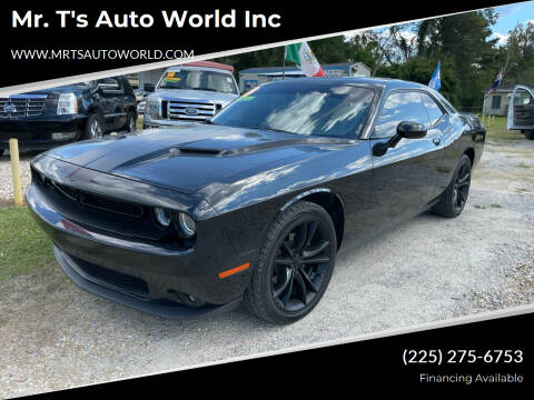 2016 Dodge Challenger for sale at Mr. T's Auto World Inc in Baton Rouge LA