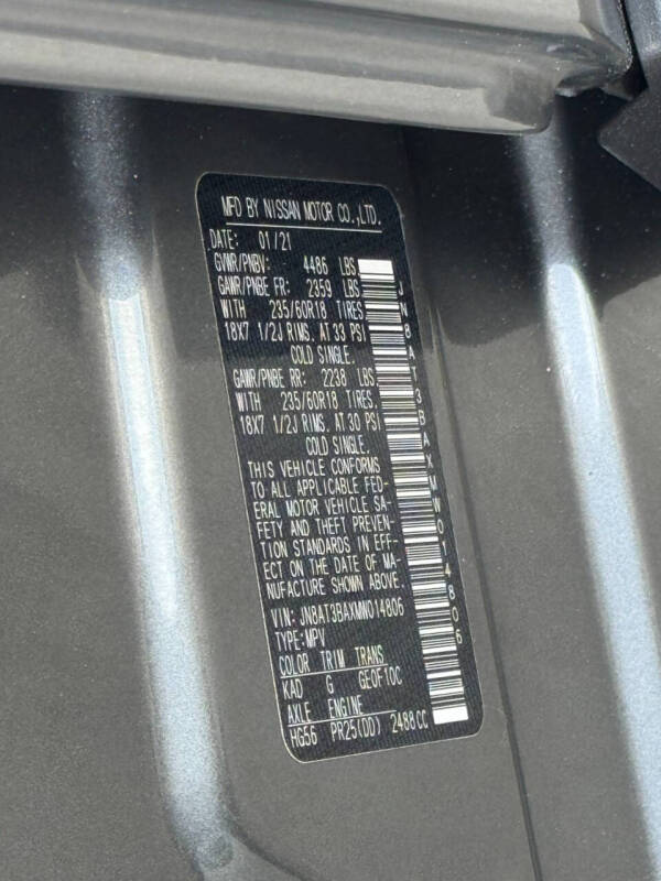 2021 Nissan Rogue SV