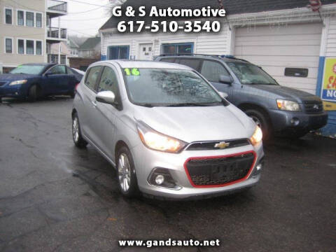 2016 Chevrolet Spark for sale at G & S Auto Service in Roslindale MA