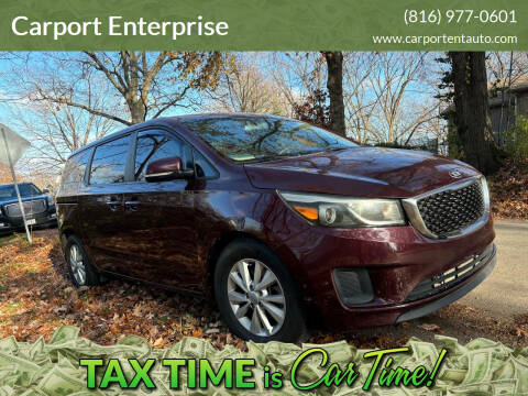 2017 Kia Sedona for sale at Carport Enterprise in Kansas City MO