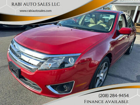 2010 Ford Fusion for sale at RABI AUTO SALES LLC in Garden City ID