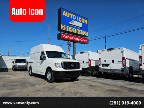 2018 Nissan NV for sale at Auto Icon in Houston TX