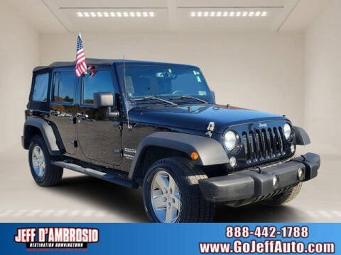 2014 Jeep Wrangler Unlimited for sale at Jeff D'Ambrosio Auto Group in Downingtown PA