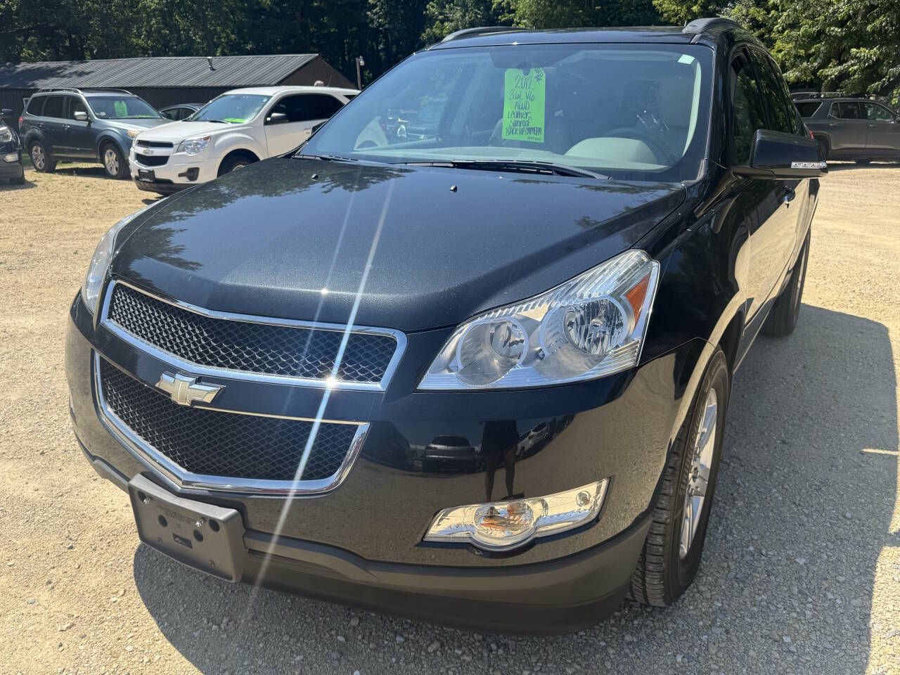 Black 2012 Chevrolet Traverse LT AWD LT 4dr SUV w/ 2LT 1