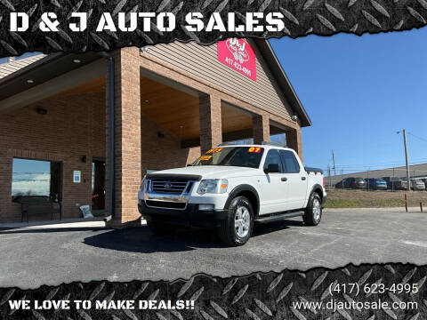 2007 Ford Explorer Sport Trac for sale at D & J AUTO SALES in Joplin MO