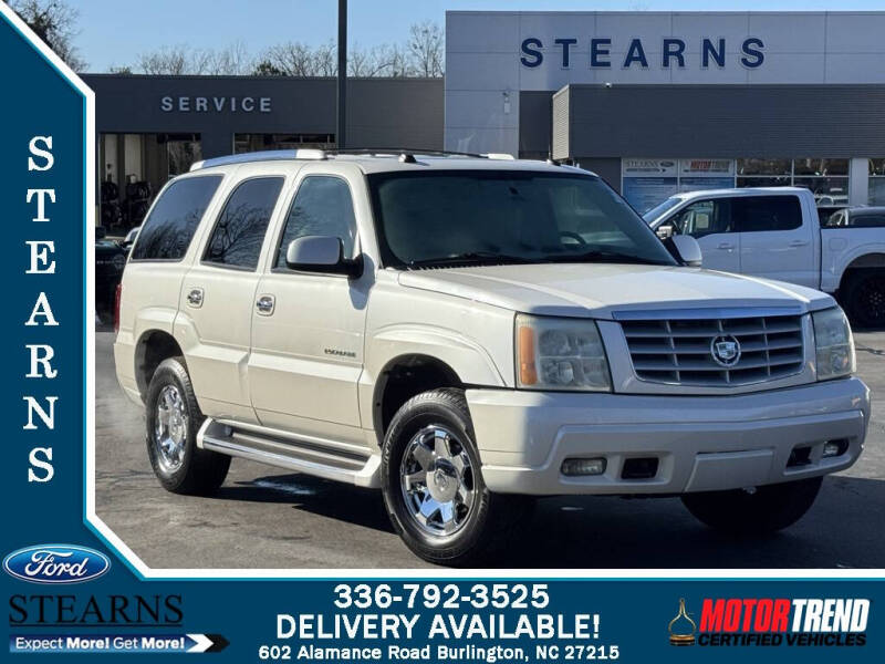 2004 Cadillac Escalade for sale at Stearns Ford in Burlington NC