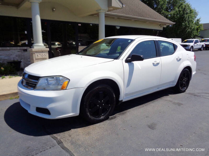 2012 Dodge Avenger for sale at DEALS UNLIMITED INC in Portage MI