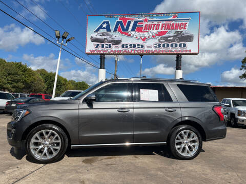 2019 Ford Expedition for sale at ANF AUTO FINANCE in Houston TX