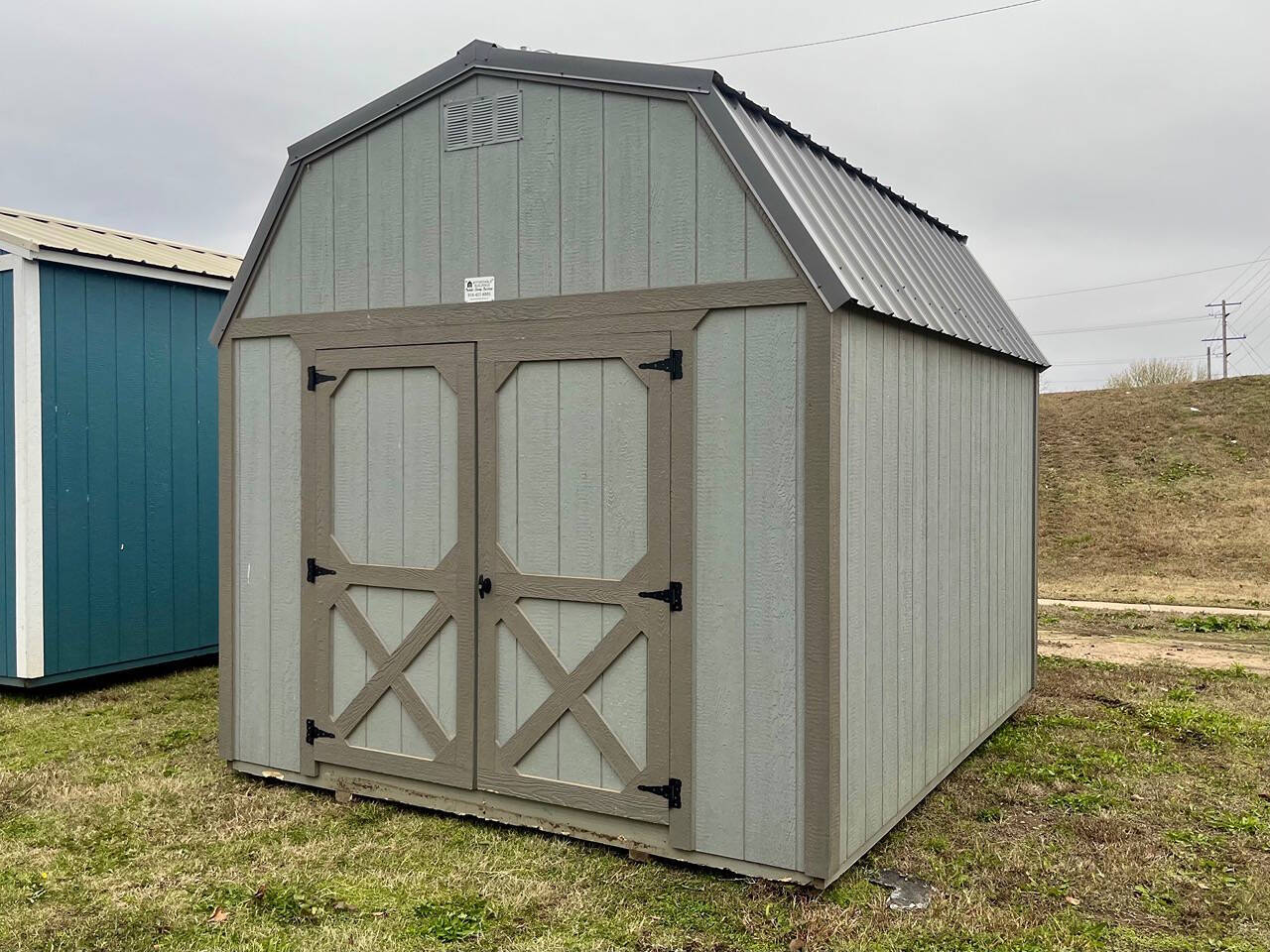 2020 Burnett Affordable Buildings 10x12 Lofted Barn for sale at Lakeside Auto RV & Outdoors in Cleveland, OK