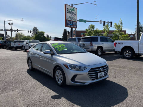 2018 Hyundai Elantra for sale at SIERRA AUTO LLC in Salem OR