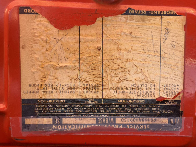 1968 Chevrolet C/K 10 Series