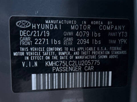 2020 Hyundai Ioniq Hybrid SE