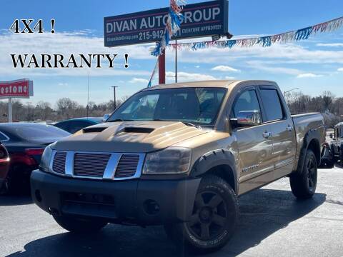 2005 Nissan Titan for sale at Divan Auto Group in Feasterville Trevose PA