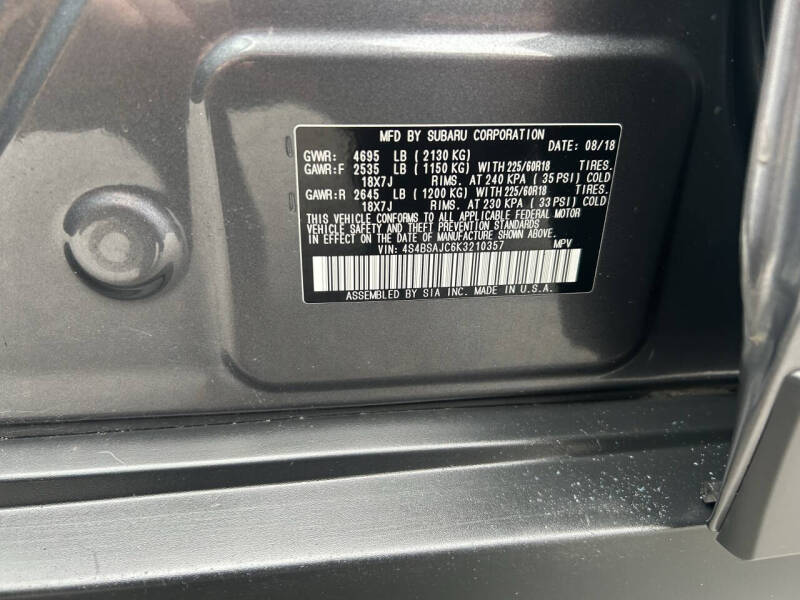 2019 Subaru Outback 2.5i Limited