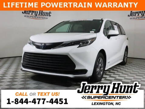 2021 Toyota Sienna for sale at Jerry Hunt Supercenter in Lexington NC