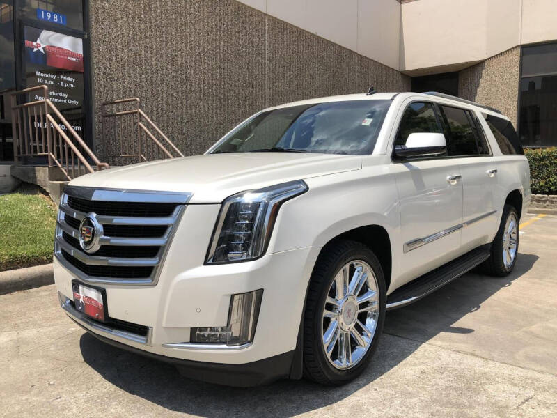 2015 Cadillac Escalade ESV for sale at Bogey Capital Lending in Houston TX