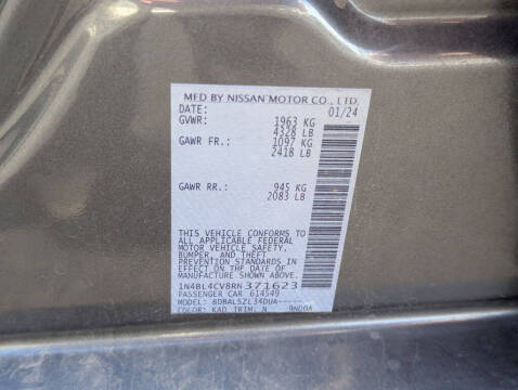 2024 Nissan Altima 2.5 SR