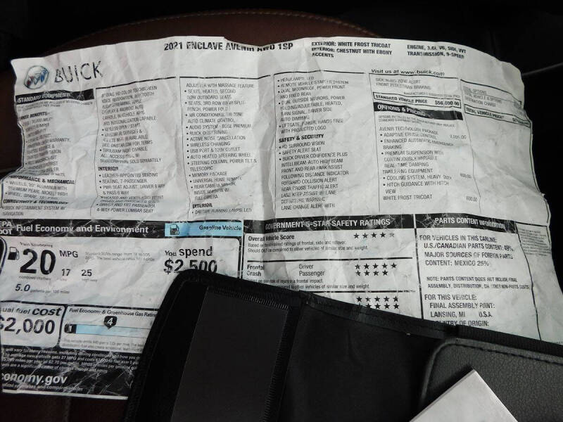 2021 Buick Enclave Avenir