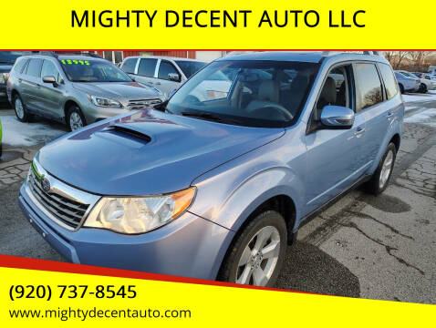 2012 Subaru Forester for sale at MIGHTY DECENT AUTO LLC in Green Bay WI