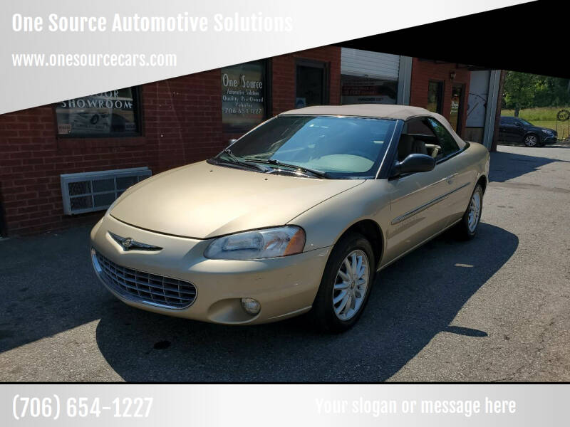 2001 chrysler sebring lxi convertible