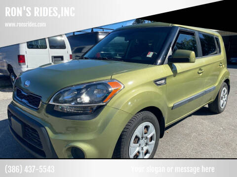 2013 Kia Soul for sale at RON'S RIDES,INC in Bunnell FL