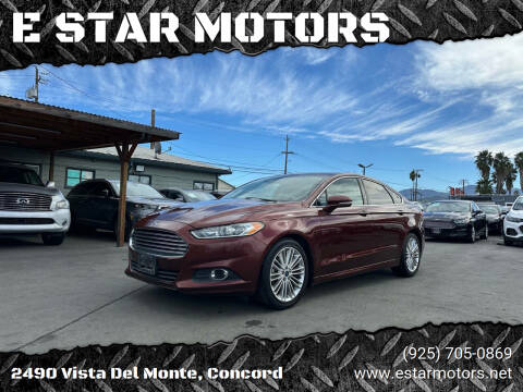 2015 Ford Fusion for sale at E STAR MOTORS in Concord CA
