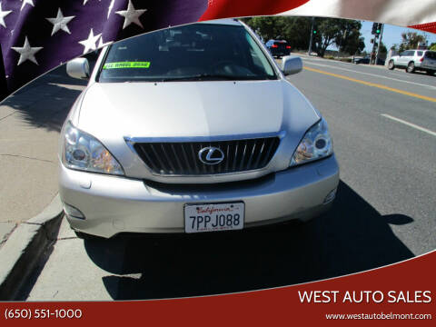 2008 Lexus RX 350 for sale at West Auto Sales in Belmont CA