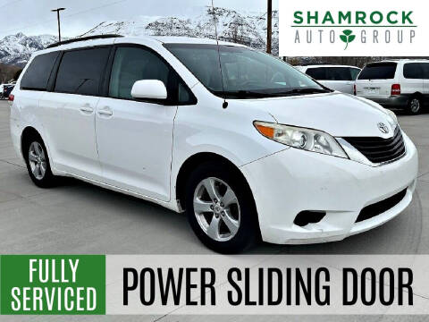 2012 Toyota Sienna for sale at Shamrock Group LLC #1 - Passenger Vans in Pleasant Grove UT
