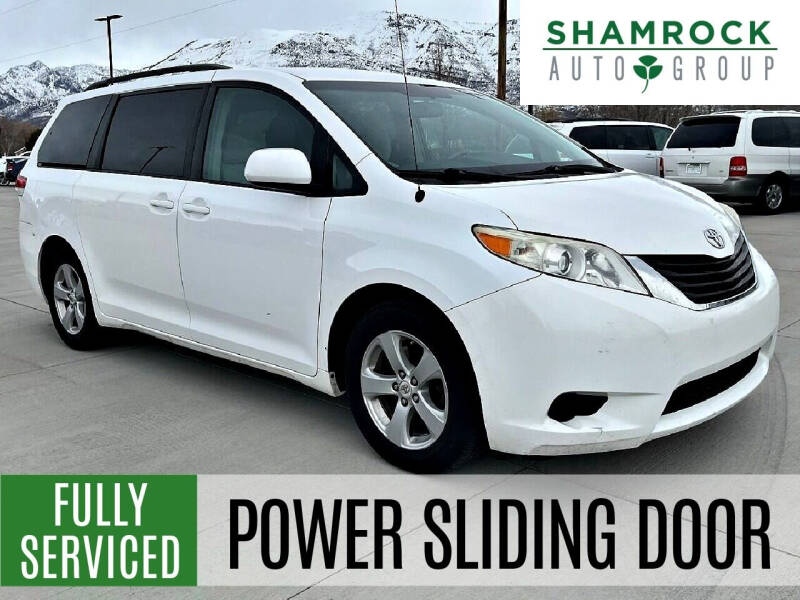 2012 Toyota Sienna for sale at Shamrock Group LLC #1 - Passenger Vans in Pleasant Grove UT