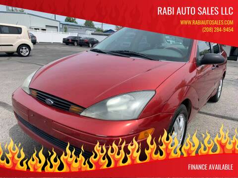 2003 Ford Focus for sale at RABI AUTO SALES LLC in Garden City ID