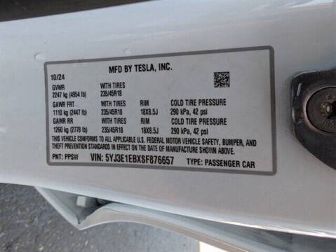2025 Tesla Model 3 Long Range