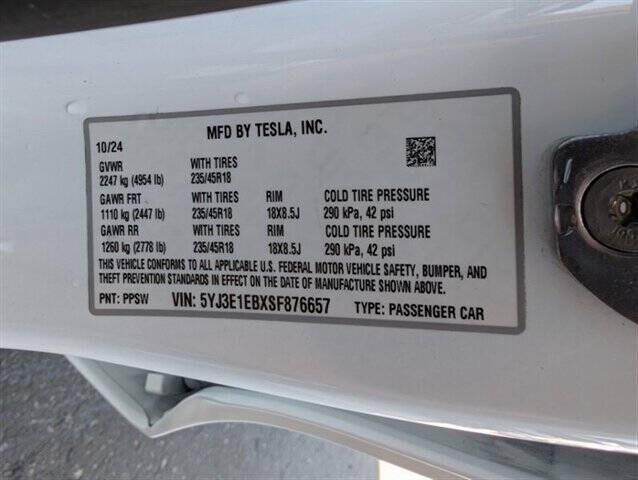 2025 Tesla Model 3 Long Range