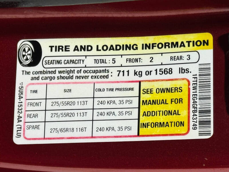 2016 Ford F-150 Platinum