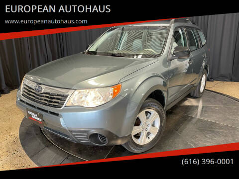 2010 Subaru Forester for sale at EUROPEAN AUTOHAUS in Holland MI