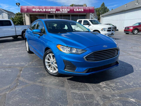 2019 Ford Fusion for sale at Boulevard Used Cars in Grand Haven MI