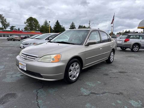 2002 Honda Civic for sale at Good Guys Used Cars Llc in East Olympia WA