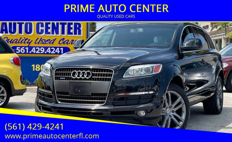 2009 Audi Q7 for sale at PRIME AUTO CENTER in Palm Springs FL