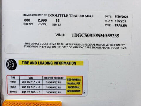 2022 Doolittle Cargo