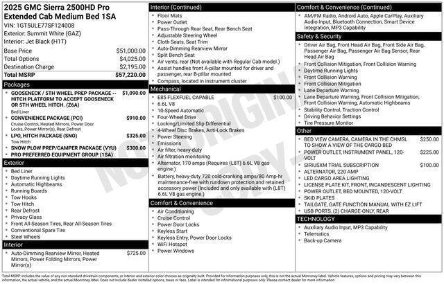 2025 GMC Sierra 2500HD