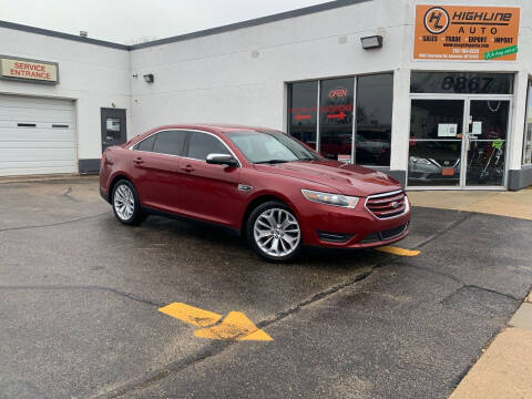 2015 Ford Taurus for sale at HIGHLINE AUTO LLC in Kenosha WI